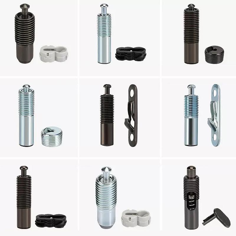 Furniture Hardware Connectors - Juego de 5 Conectores Elásticos Invisibles