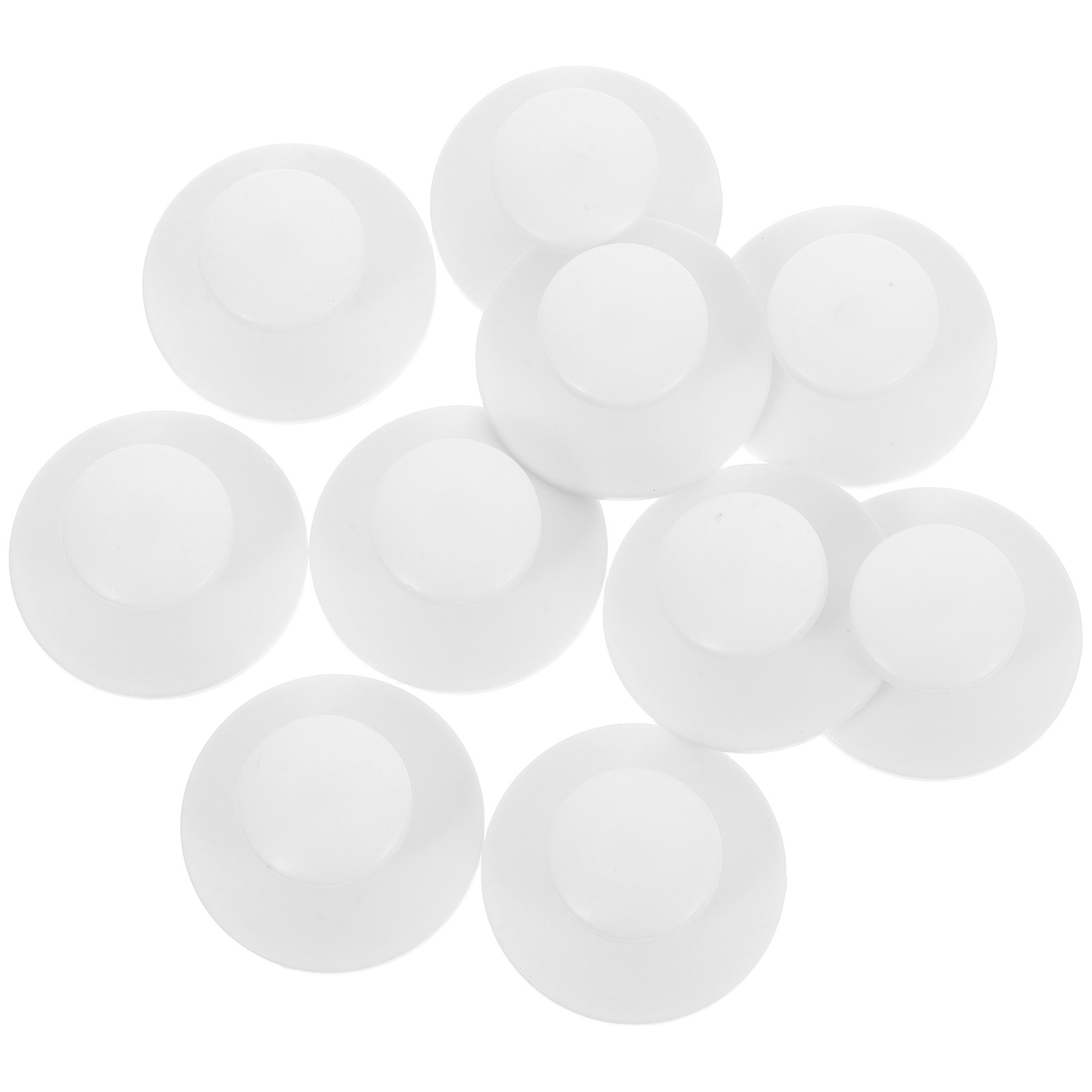 Furniture Hook Hardware - 10 piezas de tiradores redondos autoadhesivos