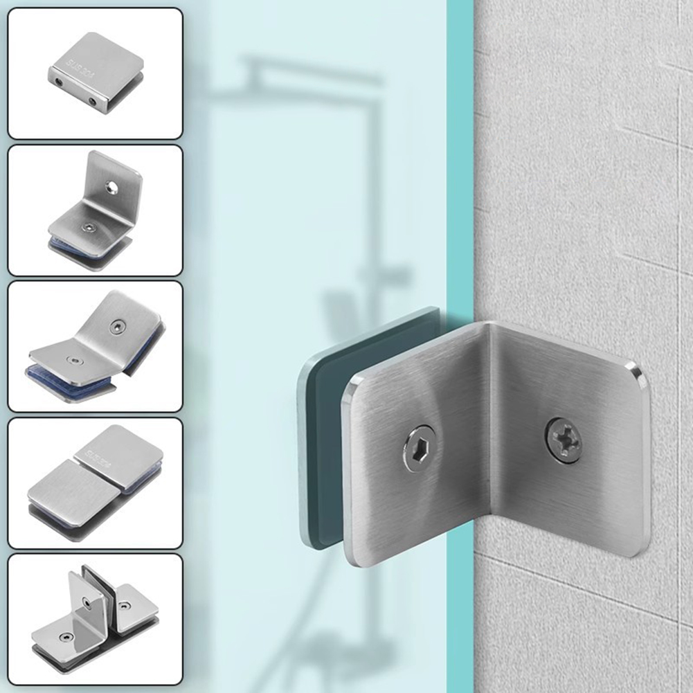 Furniture Hardware Connectors - Acero inoxidable 90 ° Clips de