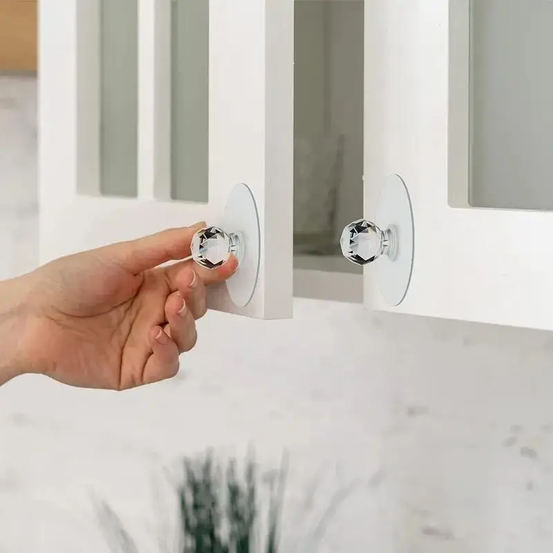 Furniture Hook Hardware - Perillas y ganchos de cristal brillantes