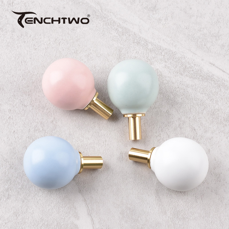 Ganchos de cerámica redondos,  - Furniture Hook Hardware reseña y precio
