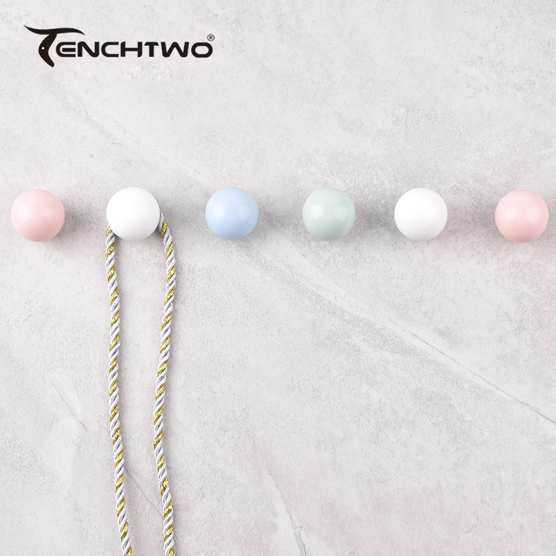 Ganchos de cerámica redondos,  - Furniture Hook Hardware reseña y precio