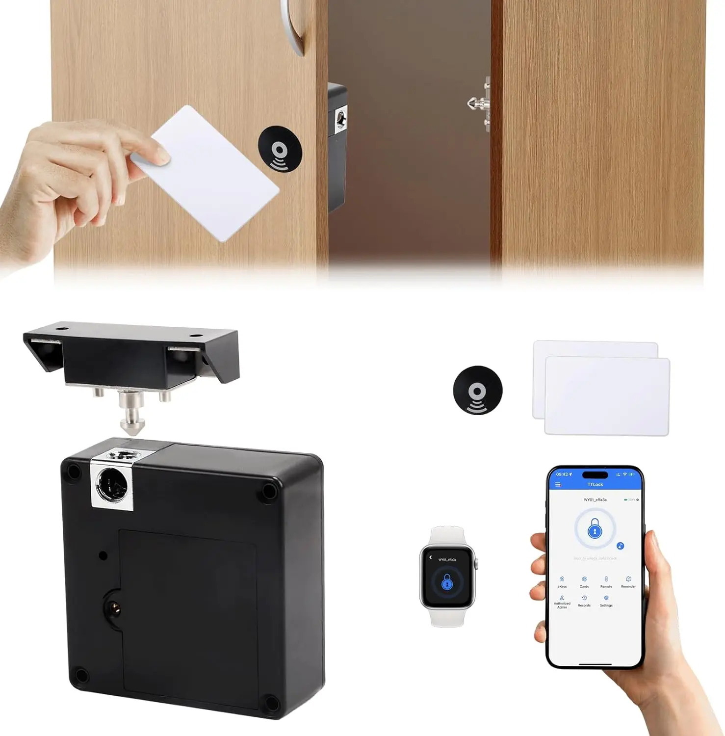 Cerradura electrónica intelige - Furniture Hardware Suppliers reseña y precio