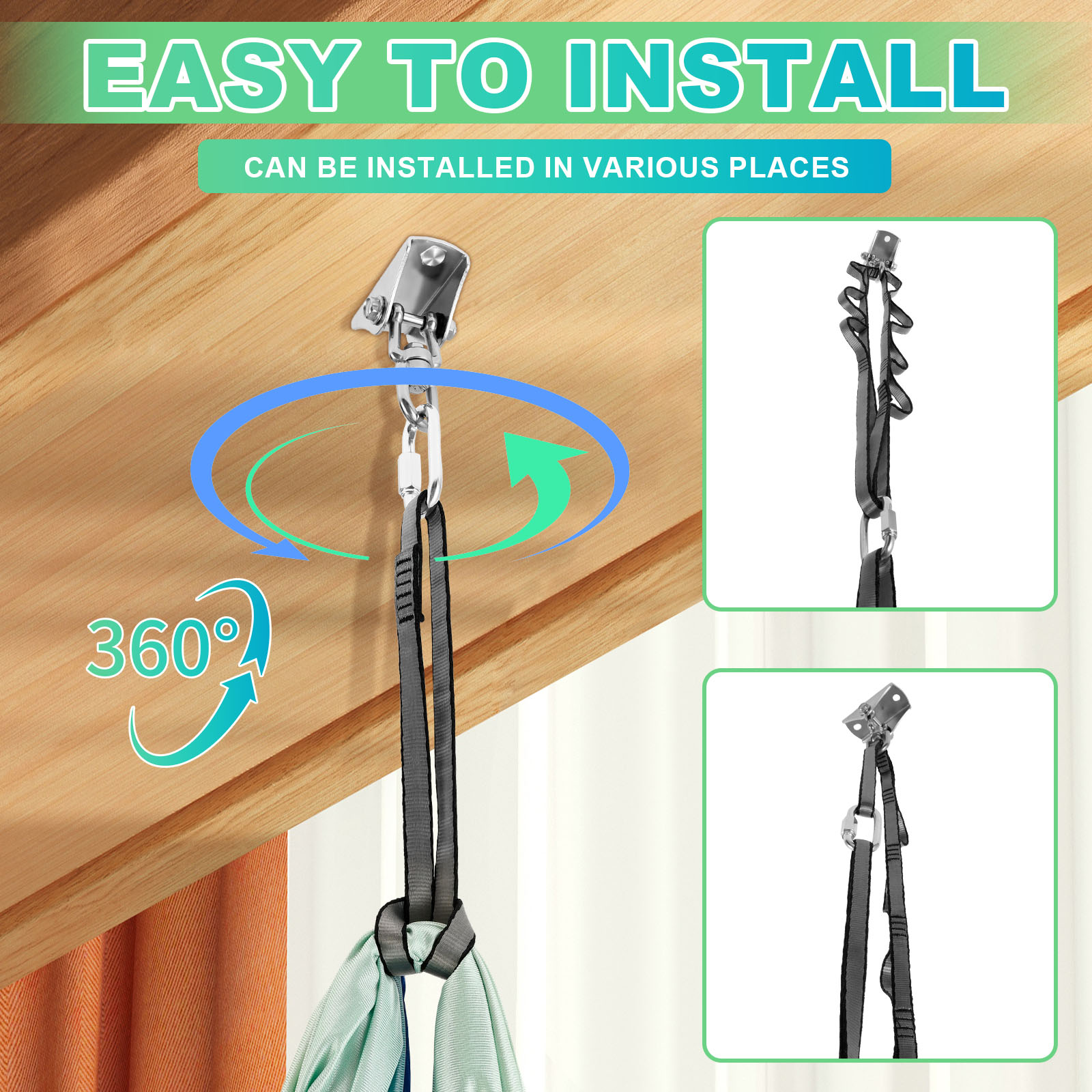 Columpios sensoriales para niñ - Furniture Hook Hardware reseña y precio