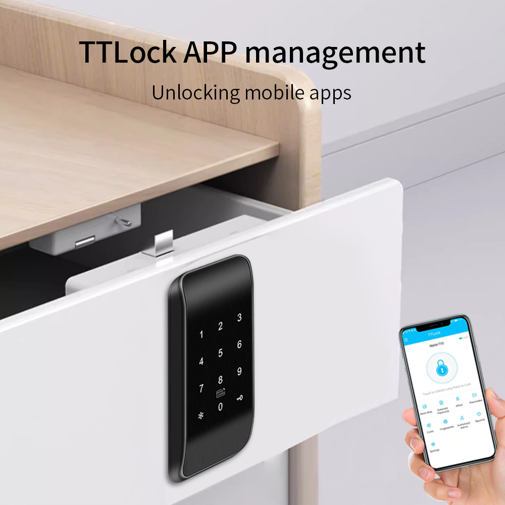 TTLOCK-cerradura de cajón con  - Furniture Hardware Suppliers reseña y precio