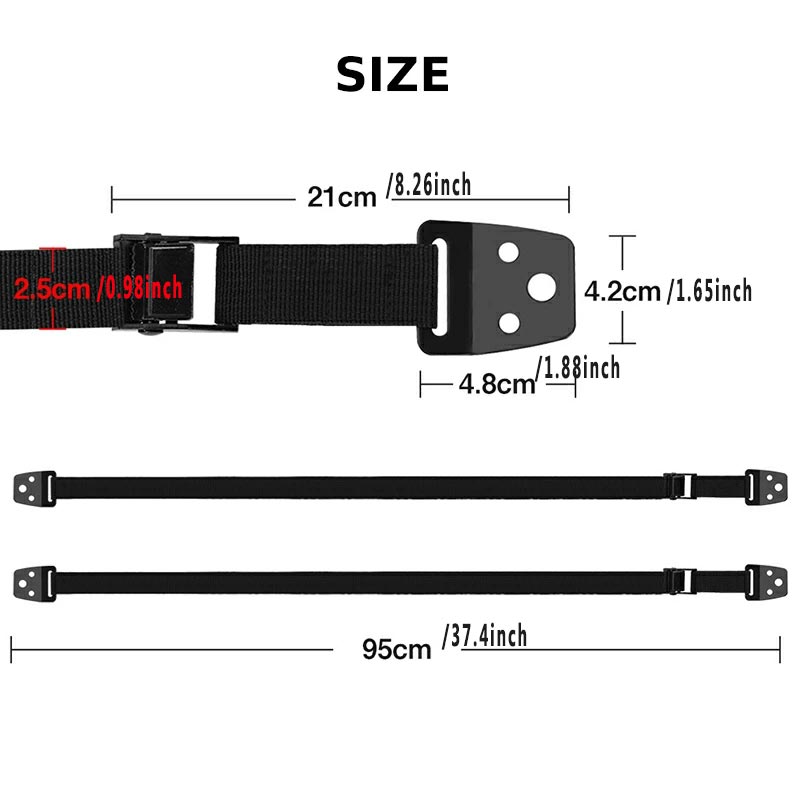 Paquete de 2 correas de seguri - Furniture Hardware Suppliers reseña y precio