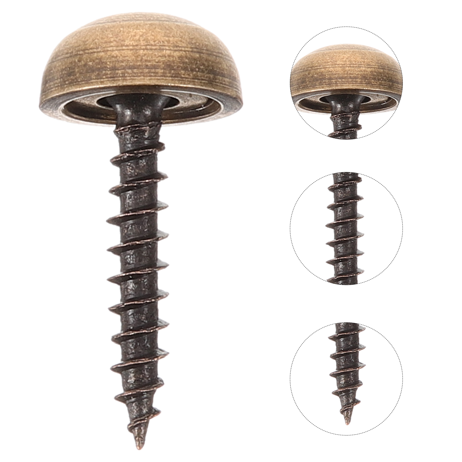 8 Uds. Tornillos de latón de 1 - Furniture Upholstery Hardware reseña y precio
