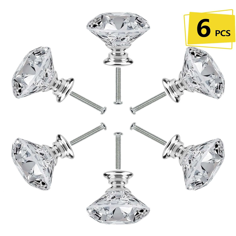 Juego de 6 Perillas Redondas d - Furniture Hardware Pulls reseña y precio