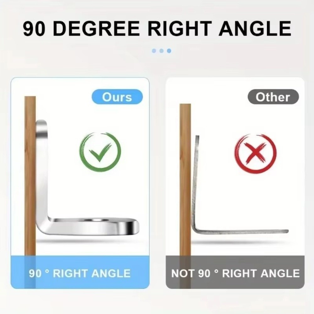Soporte de esquina de ángulo r - Furniture Hardware Connectors reseña y precio